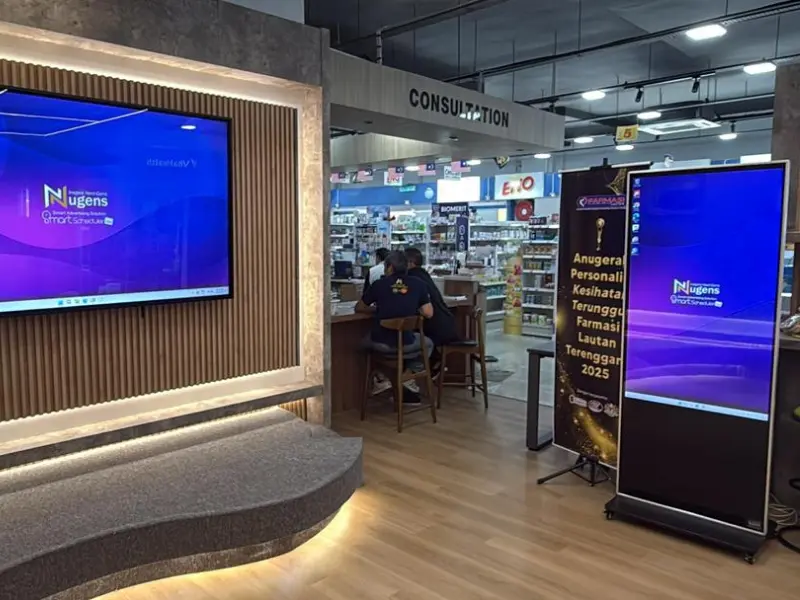 Pharmacy digital signage Malaysia