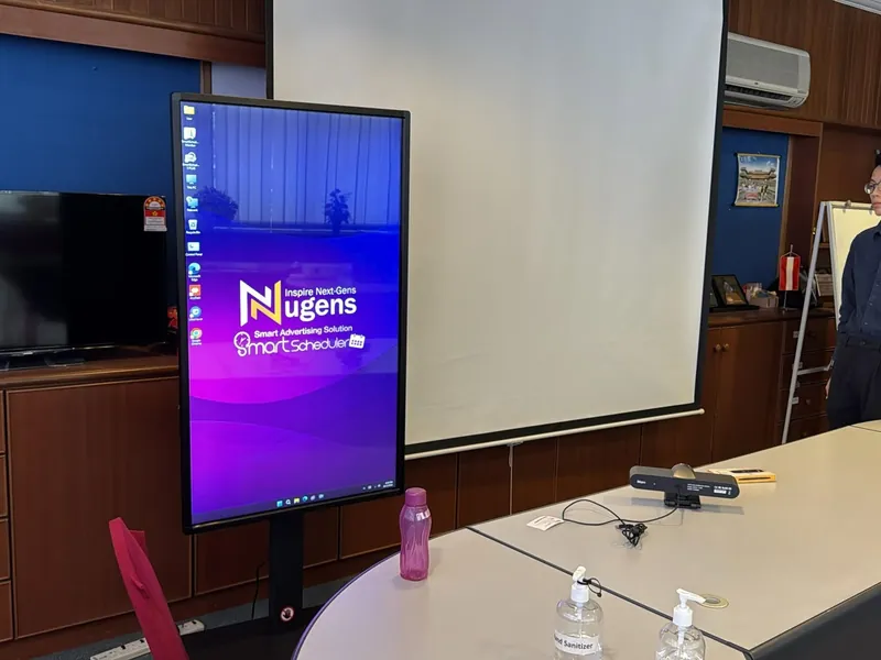 Premier Diagnostics boardroom digital display SmartScheduler