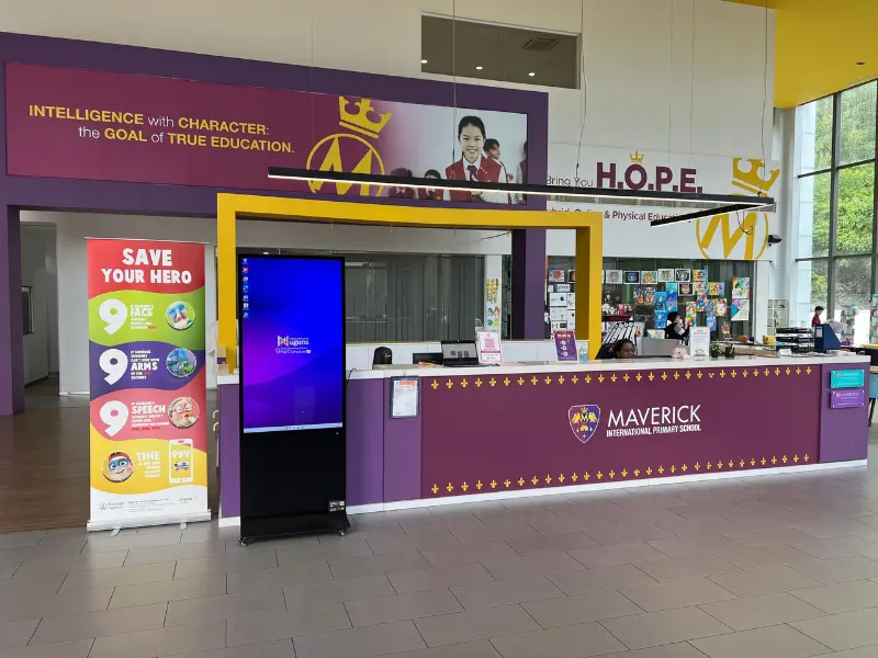 School digital signage Malaysia
